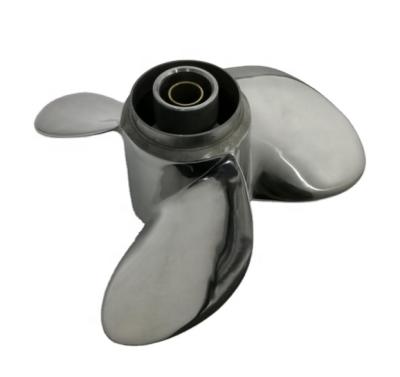 China STAINLESS STEEL 20-30HP 10 1/4X12 Marine Boat Thruster Outboard Fit For YAMAHA Engine MAR-GYT3B-02-12 for sale