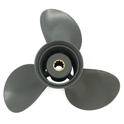 China ALUMINUM BOAT MOTOR 25-30H 9 7/8X11 P ALUMINUM OUTBOARD MARINE PROPELLER for HONDA Motor for sale