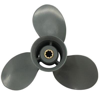 China Alumnium 8-20HP 9 Blades 1/4X10 3 Blades Aluminum OUTBOARD MARINE MARINE PROPELLER Matched For HONDA Engine Perfectly for sale