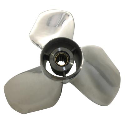 China Stainless Steel 35-60HP 12X14 Marine Propeller STAINLESS STEEL Boat OUTBOARD Fit For HONDA Boat Motor for sale