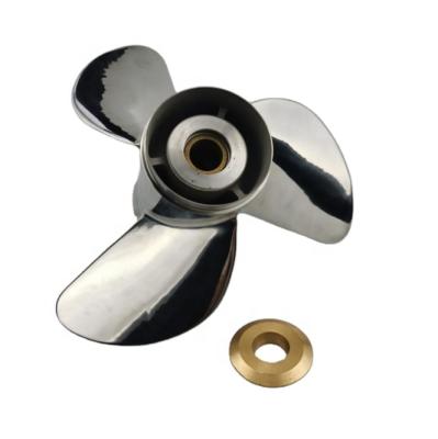 China FIT RP, JOHNSON, EVINRUDE, OMC DRIVE STAINLESS STEEL MARINE PROPELLER 3 BLADE 40-140HP 13X19 STERN OUTBOARD THRUSTER for sale