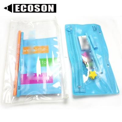 China Kids Stationery Set Early Student Pack Set Supplement Handle Eraser 2B 6B Pencils Triangular Zipper Pouch Cheap Custom School Stationery Children Set for sale