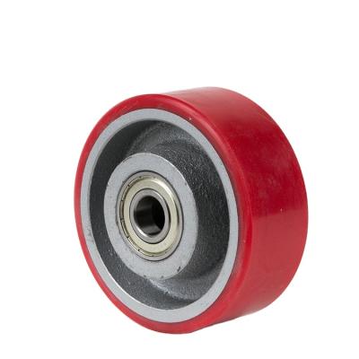 China Industry Polyurethane Wheel With Cast Center 127*57 for sale