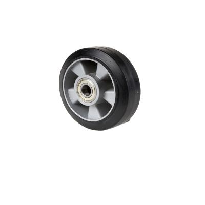 China Other China Factory 160*50 Industry Black Rubber Wheel for sale