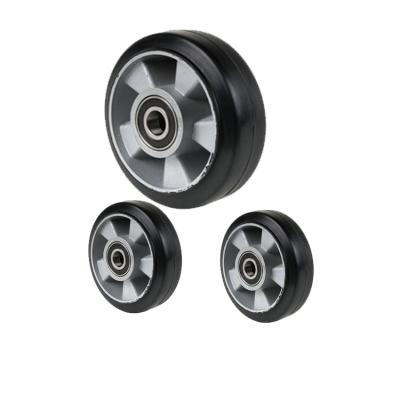 China Industry 4 5 6 7 8 Inch Air Pneumatic Wheels For Low Speed ​​Applications Rubber Wheel for sale