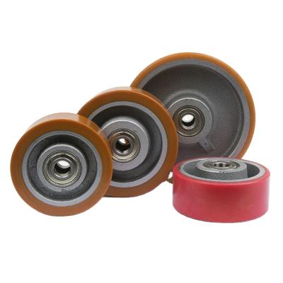 China Industry Custom Hardness Low Resistance Rolling Cart Wheel for sale