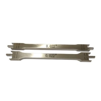 China Double Ended Positioning Gauge Essential Tool voor DTC Orthodontic Dental Instrumental Te koop