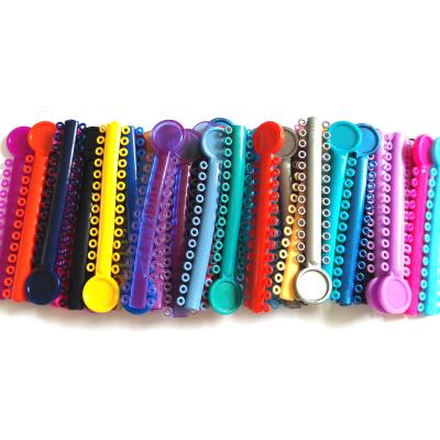 China ISO Standard Colorful Elastics Ligature Rings for Comfortable Orthodontic Treatment for sale