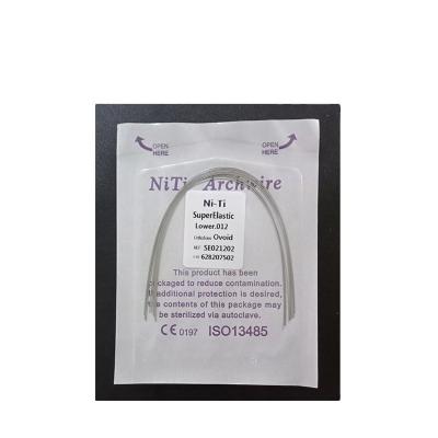 China Orthodontic Correction with DTC Round NiTi Oval Square Arch Wire and CE Certification for sale