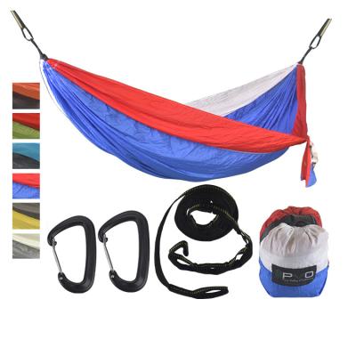 China High Quality Outdoor Furniture Outdoor Survival Travel Parachute Camping Single Hammock Backpacking Double for sale