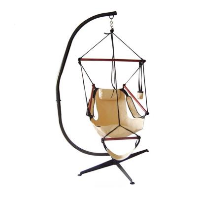 China Outdoor Furniture Sofa Air Hanging Wooden Portable Swing Chair for sale