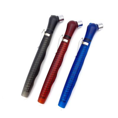 China HOT translucent plastic, novelty, low pressure, translucent plastic tire gauge pen type with clip and customizable color for sale