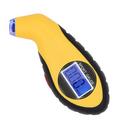 China High Accuracy Test Tire Pressure Digital Tire Pressure Gauges , Bicycle Bike Car Tire Gauge With 4 Setting LCD Display for sale