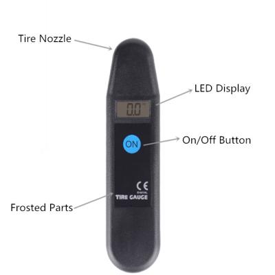 China Tire Pressure Test Digital Tire Pressure Gauge 4 Settings Digital Tire Measures 100 PSI For Car Truck Bicycle With Backlit LCD Display for sale