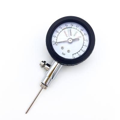 China Ball Pressure Gauge Needle Ball Pressure Gauge Sports Ball Tools Ball Needle Valve 0-20 PSI for sale