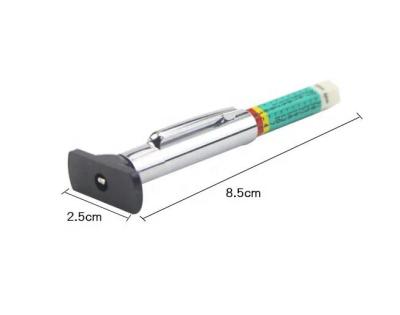 China Automatic Tire Depth Gauge Tire Depth Gauge Safety Tools Color Printed Tire Depth Grooves Measuring Plastic Gauge for sale