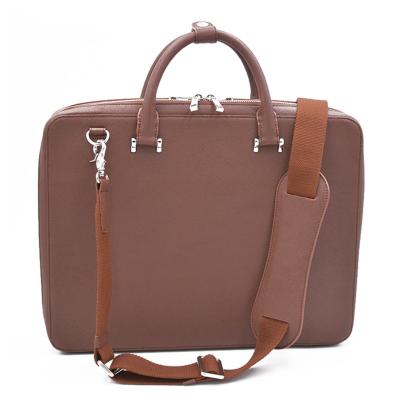 China Custom High Quality Vintage Men Briefcase Leather Tool Case Portable Tool Bag With Strap for sale