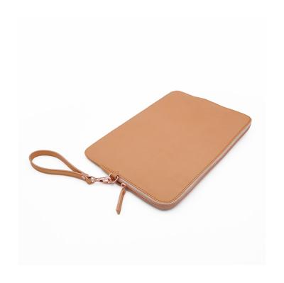 China Protect Custom High Quality Vegan Laptop or Tablet PU Leather Strap Clutch Tablet Sleeve Laptop Sleeve Filter Bezel for sale