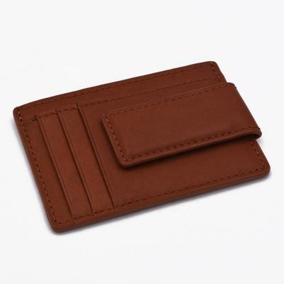 China High quality card holder custom made genuine leather wallets for men for sale