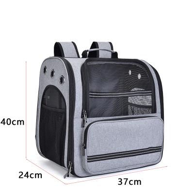 China New Style Breathable Large Capacity Cat Dog Bag Custom Made Backpack Travel Durable Pet Bag Backpack for sale