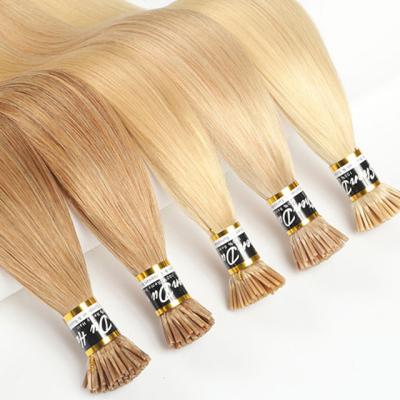 China Remy Hair Double Wave Itip Hair Silky Straight Drawn Extension Hair Vendor Cuticle Aligned Virgin Keratin Tip i Hair Extensions Directly Wholesale for sale