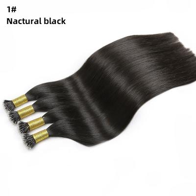 China 100% Virgin Hair Bundles Remy Micro Beads Hair Extensions In Ring Links Human Hair Straight Nano Blonde Virgin Hair Extensions Vietnamese for sale