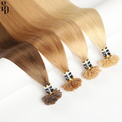 China 1 gram straight hairextensions vendors keratin cuticle u tip hair u tip aligned virgin hair wholesale u tip remy hair for sale