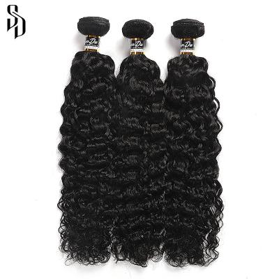 China 100% Virgin Hair Bundles Wholesale Remy Hair Extension Cuticle Aligned Virgin Water Wave Hair Water Weft Weave Hair Bundles Cheap Seller for sale