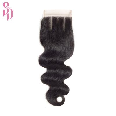 China Brazilian Body Wave Hair Bundles With Invisible Straight Virgin Human Hair 4x4 5x5 360 Lace Frontal Straight Transparent Closure for sale