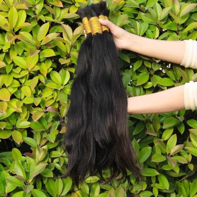 China 100% Indian Bulk Hair Bundles Wholesale Virgin Hair Bundles Natural Human Unprocessed Raw Virgin Hair 100% Remy Afro Kinky Curly Extension 100% Bulk Hair for sale