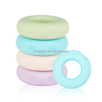 China Practicing Ring Silicone Hand Grip Colorful 5/15/25/35lb For Type Training Kids Donuts Jig for sale