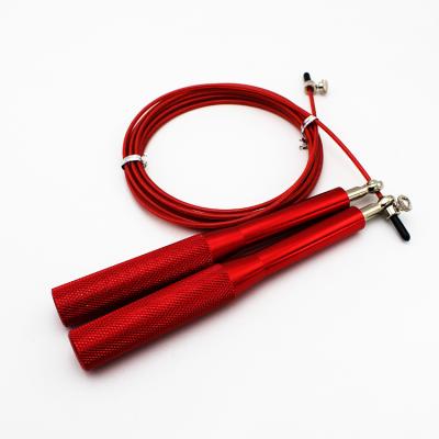 China Adjustable Steel Wire Jump Rope Jump Rope Alloy Steel Ratio Steel Black/Blue/Grey/Fiery Red Sale for sale