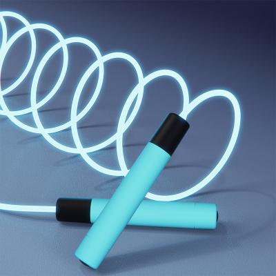 China Glowing Exercise Entertainment Skipping Jump Rope Kids Jump Rope Mat LED Fitness Workout Equipment for sale