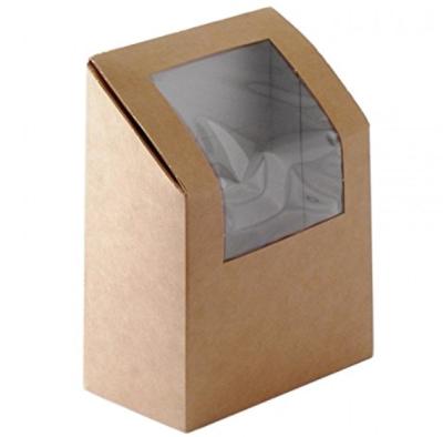 China Disposable Kraft Tortilla / Wrap Box for sale