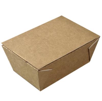 China Disposable TAKE AWAY BROWN PAPER BINS CARRIER TAKE OUT for sale