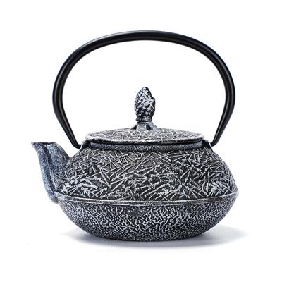 China Sustainable Stainless Steel Filter 600ml Cast Iron Kettle Teapot Japanese for sale