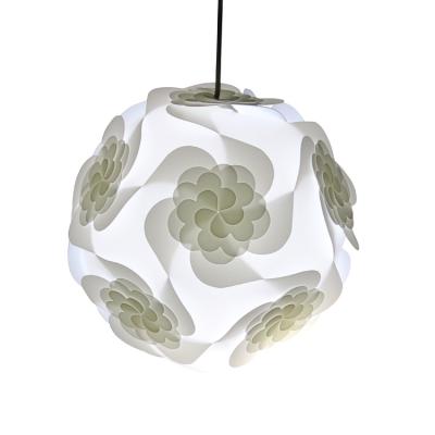 China Modern Simple Hanging Pendant Lights Modern Puzzle Lamps Jigsaw Flower for sale