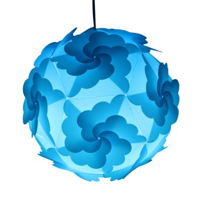 China New Art Unique New Design color lamparas lampshade modern decorative ball lampdiy modern lampshade Q.I. for sale