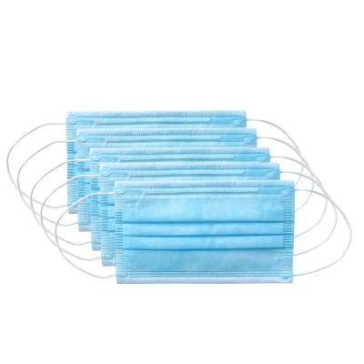 China Factory Disposable Adult Antibacterialear Dust Loop Filters Nonwoven Face Mask Manufacturer for sale