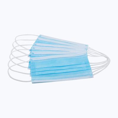 China Adult Approved 3 Ply Cloth Face Air Earloop Bfe Sensi Training Disposable Protective Surgical Mask for sale