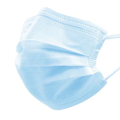 China Adult General Supplies 3 Ply Wholesale Cotton Blue Reusable Earloop Face Mask for sale