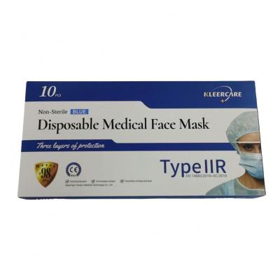 China Adult Medical Nonwoven Disposable 3 Layer Face Mask Doctor Protective Muslin Face Mask for sale