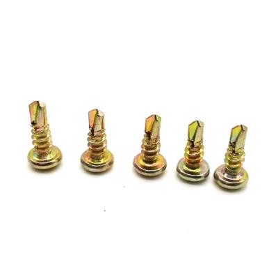 China Pan Pan head self drilling screw c1022A material zinc plated round head screw for sale