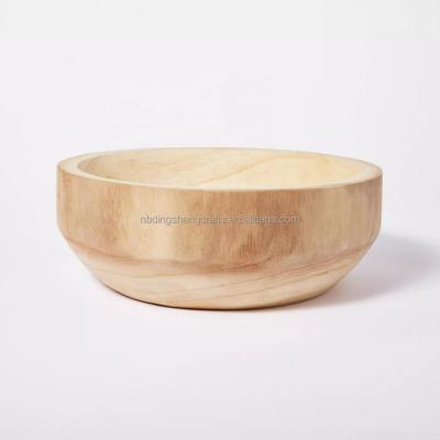 China Factory Wholesale Price Sustainable Wooden Decorative Dough Bowls Made In China for sale