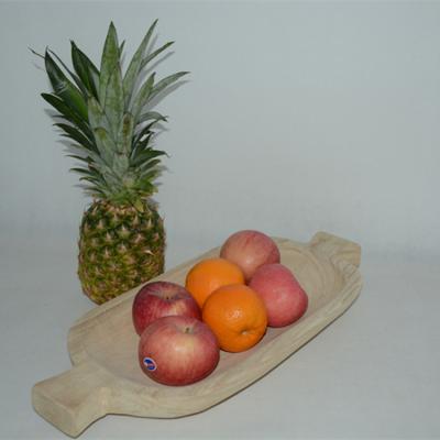 China Wholesale reliable and cheap handwork tray solid wood fruit tray contemporary wooden serving stand for sale