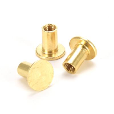 China Stable OEM Customized 5X10 Cavity Tubular Copper Rivet For Cars for sale