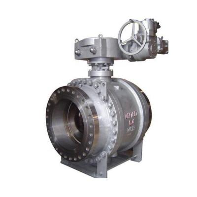 China General High Pressure Worm Gear Actuator Metal Seated Pneumatic Ball Valve for sale