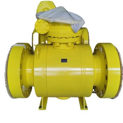 China General Conduit 2pc High Temperature Flanged Hot Air Water Ball Valve for sale