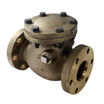 China General Cast Steel Brass Type 677 Swing Check Valve Valve Flange Price for sale