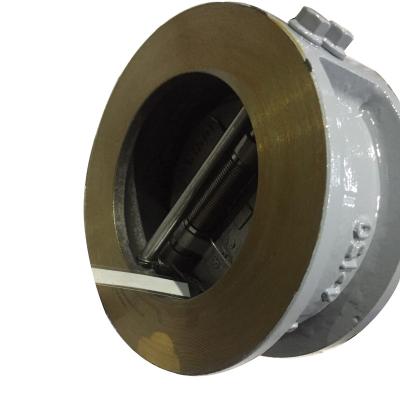 China Two Disc Type Metallurgy Standard Wafer Check Valve 6 Inch for sale